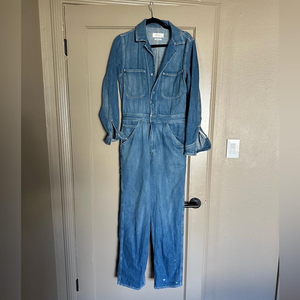 Rag & Bone Denim Jumpsuit